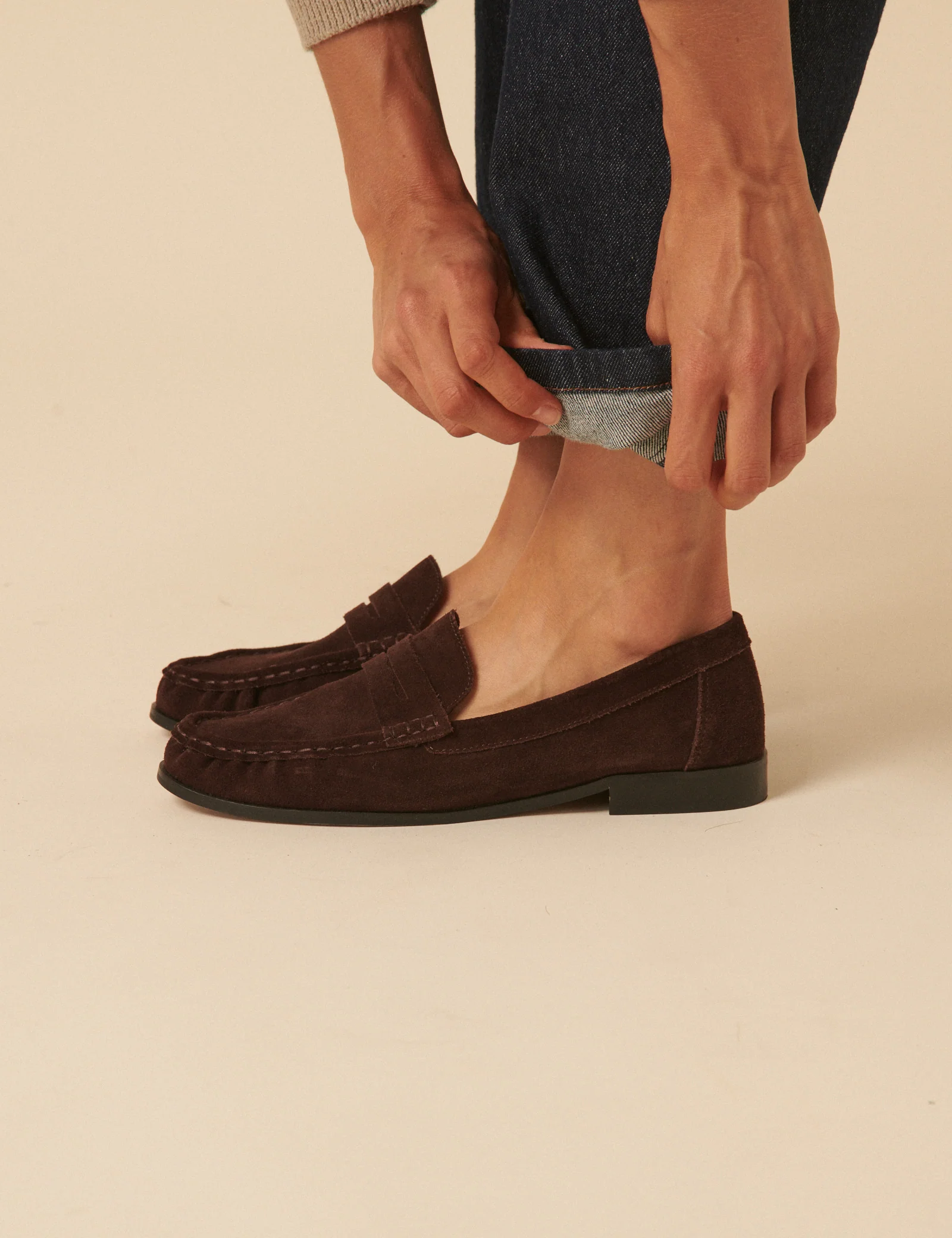 Brown Suede Loafers - Image 5