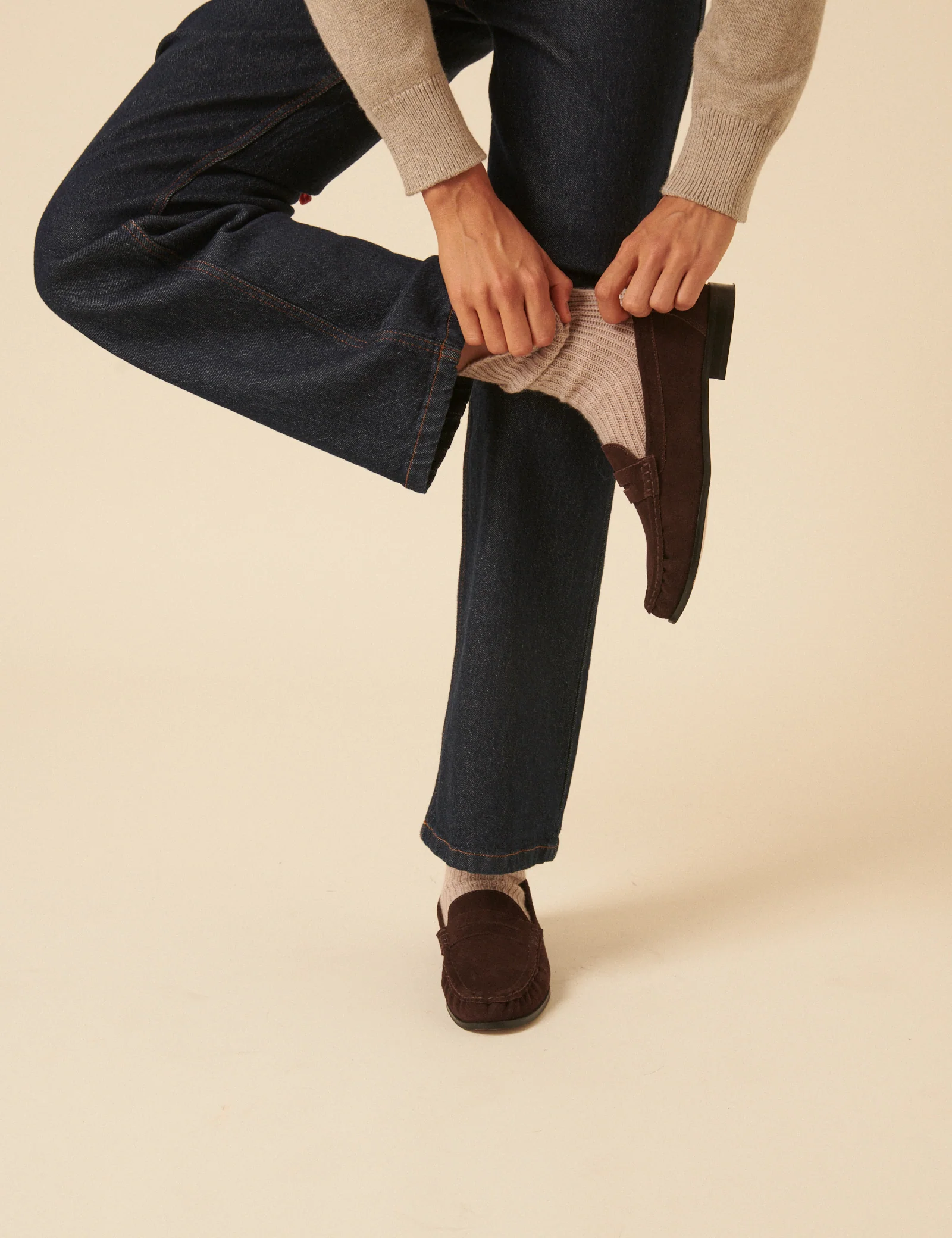 Brown Suede Loafers - Image 6