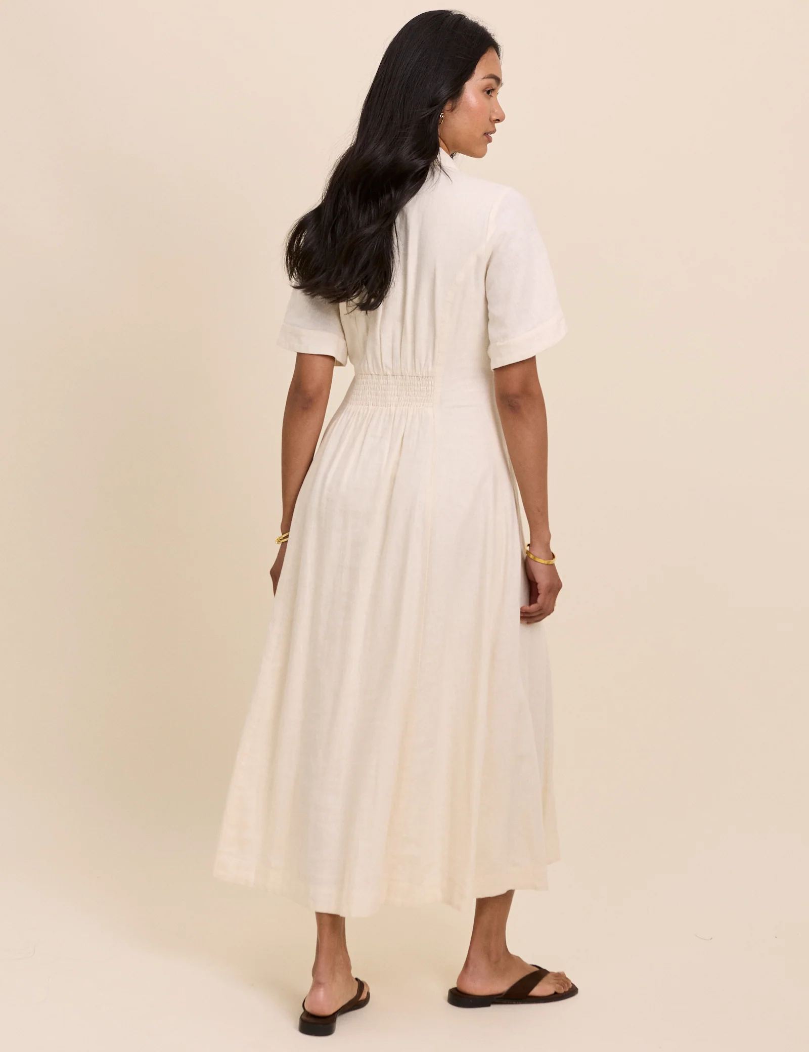 Beige Dillon Shirt Dress - Image 5