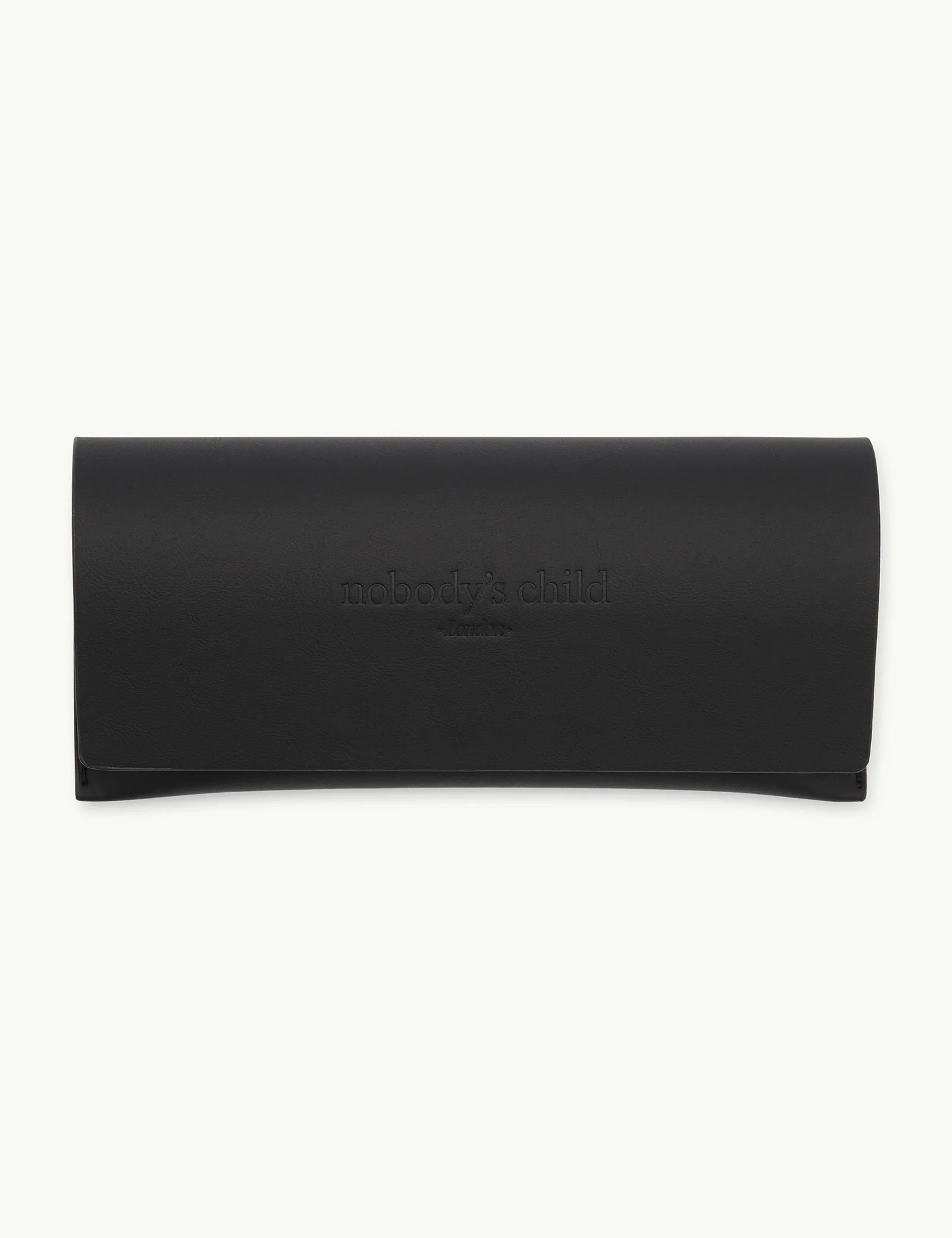 Black Oval Flare Sunglasses - Image 5