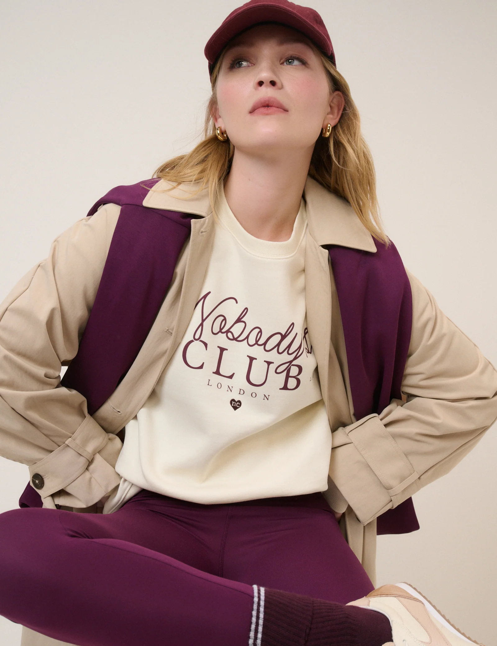 Cream Nobody's Club Sweatshirt - Image 4