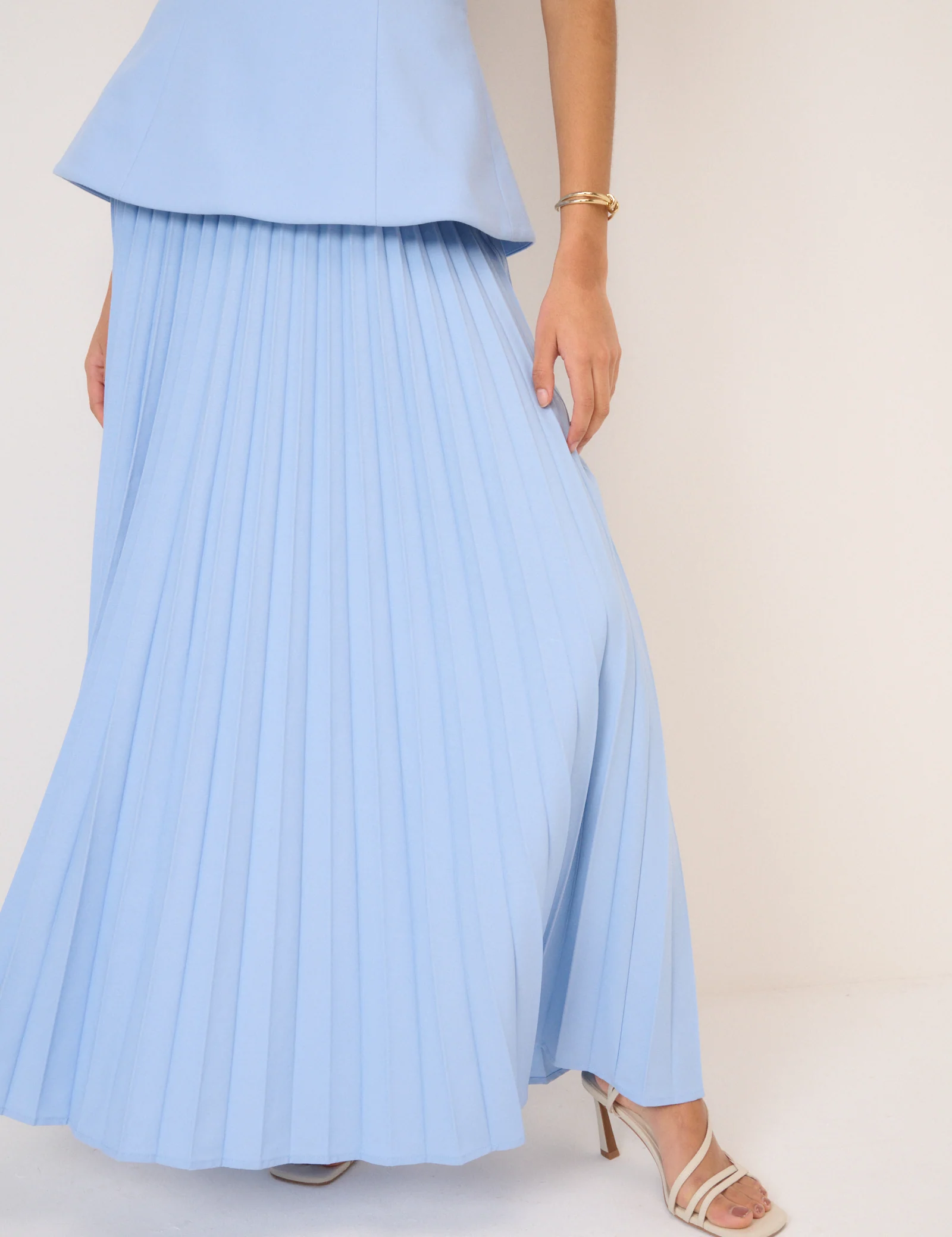 Blue Bandeau Ophelia Maxi Dress - Image 4