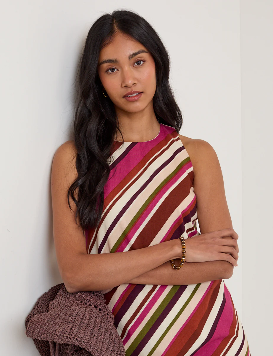 Multi Striped Palermo Mini Dress - Image 5