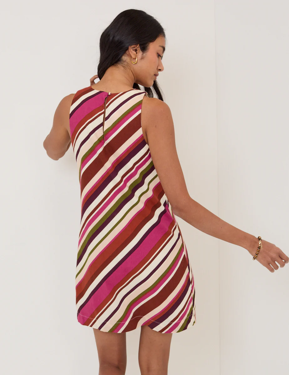 Multi Striped Palermo Mini Dress - Image 6