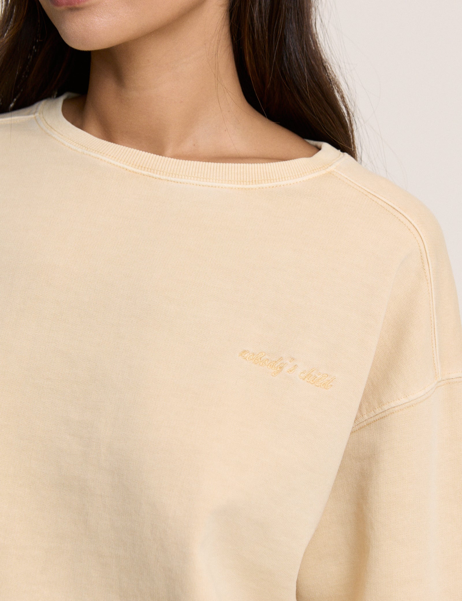 Yellow Relaxed Fit Sweatshirt - Image 6
