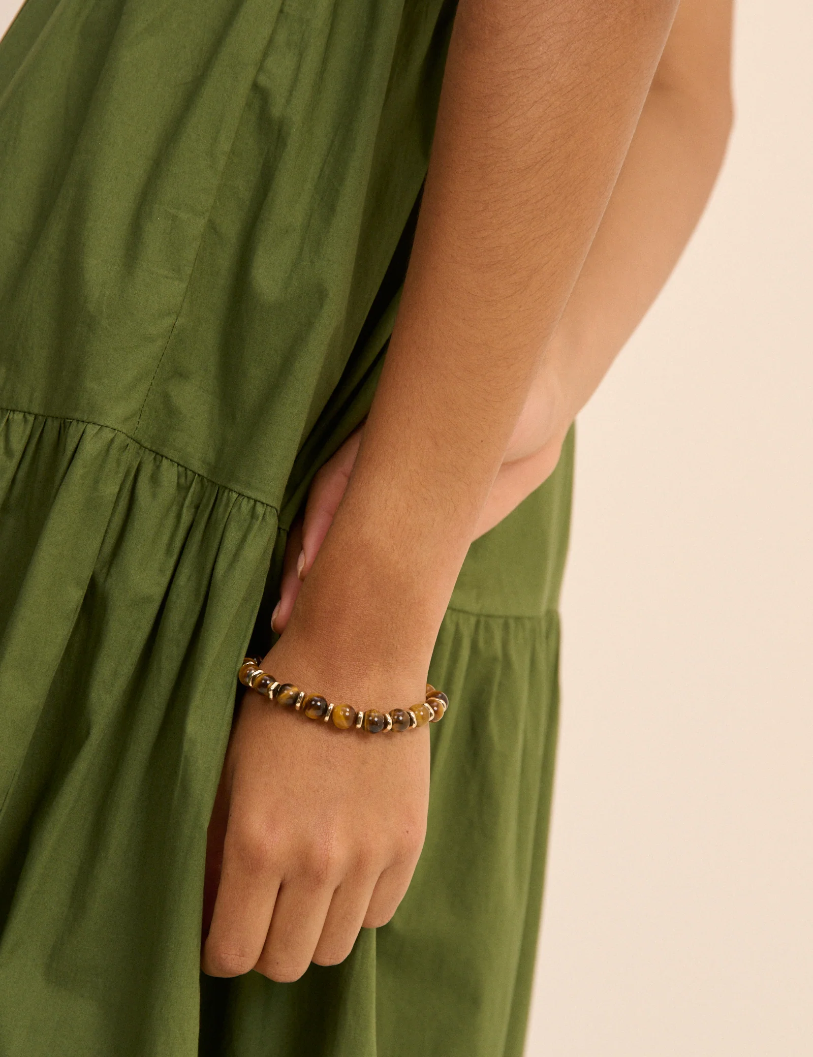 Tigers Eye Beaded Bracelet - Image 6
